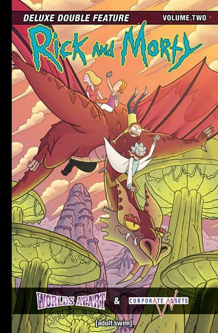 RICK AND MORTY DELUXE DOUBLE FEATURE VOL 2 HC RICK AND MORTY DELUXE DOUBLE FEATURE VOL 2 HC