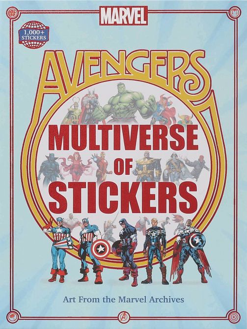 MARVEL AVENGERS MULTIVERSE OF STICKERS HC MARVEL AVENGERS MULTIVERSE OF STICKERS HC