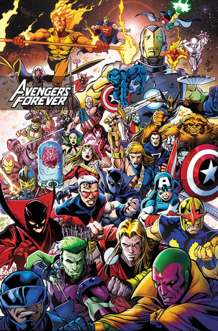 AVENGERS FOREVER PAPERBACK (HC) (ab 2023) #01 AVENGERS FOREVER PAPERBACK (HC) (ab 2023) #01