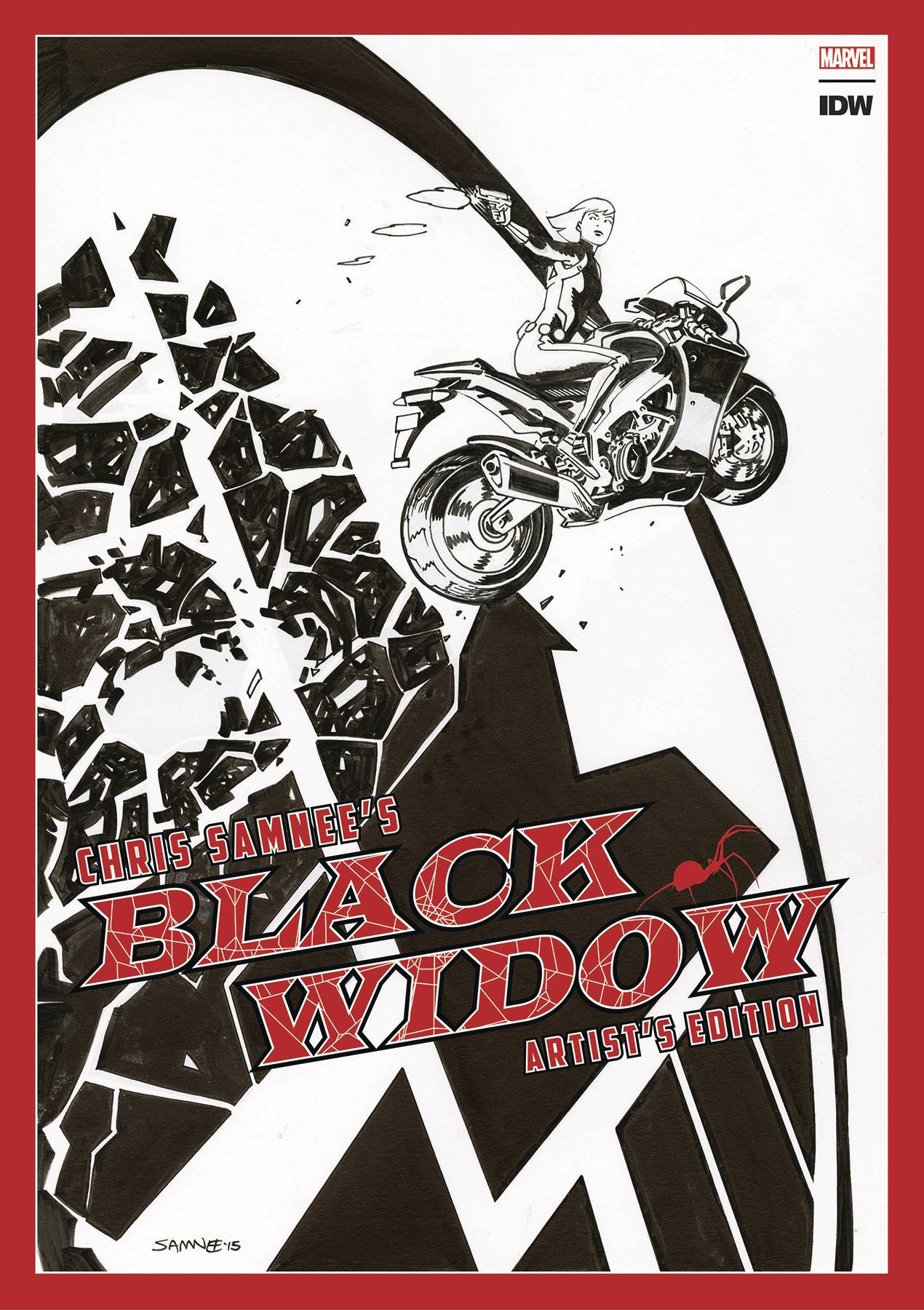 CHRIS SAMNEES BLACK WIDOW ARTISTS EDITION HC