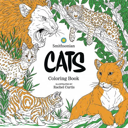 CATS A SMITHSONIAN COLORING BOOK SC