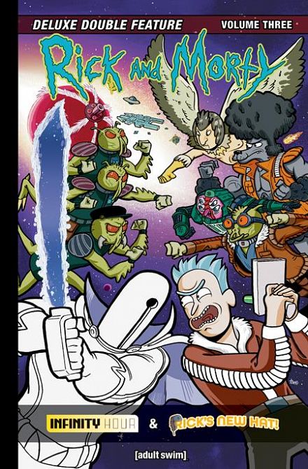 RICK AND MORTY DELUXE DOUBLE FEATURE HC VOL 03 RICK AND MORTY DELUXE DOUBLE FEATURE HC VOL 03