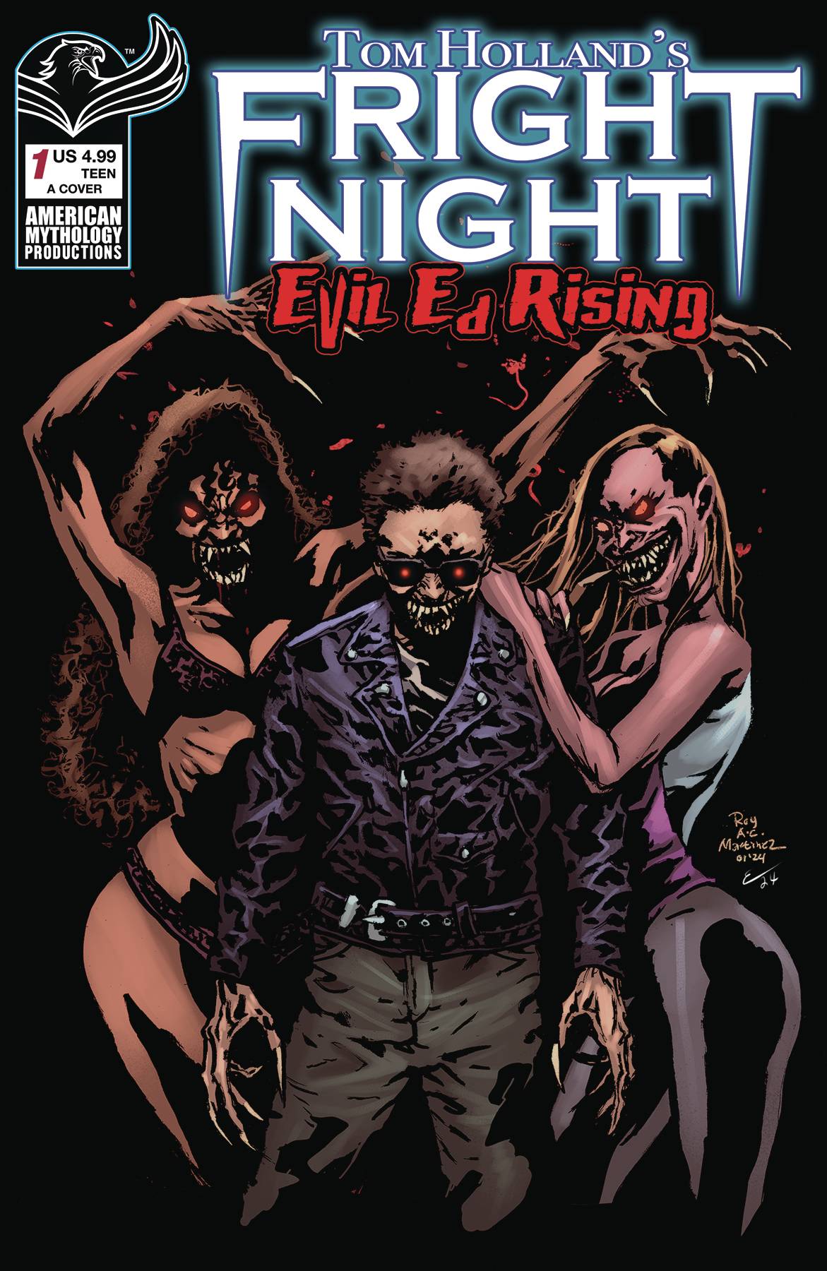 TOM HOLLAND FRIGHT NIGHT EVIL ED RISING #1
