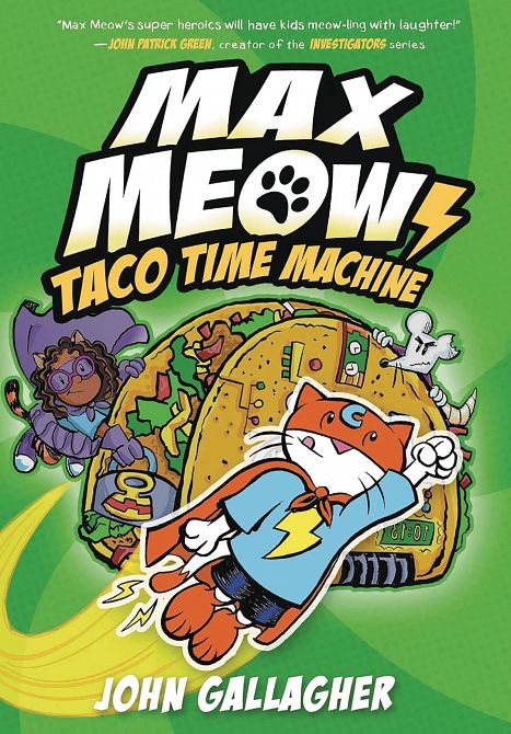 MAX MEOW CAT CRUSADER GN VOL 04 TACO TIME MACHINE NEW PTG