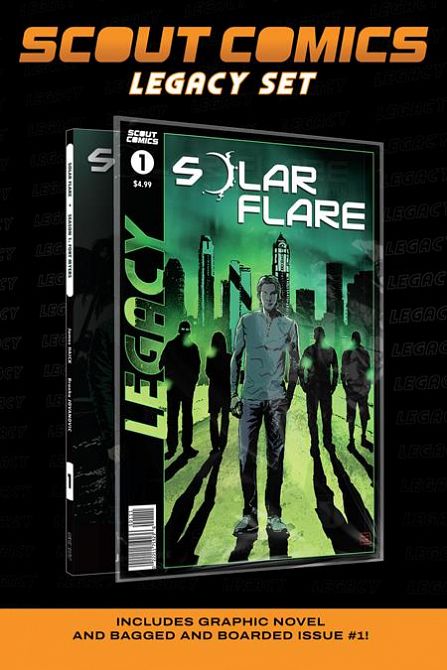 SOLAR FLARE SEASON 01 SCOUT LEGACY COLLECTORS PACK #1 AND COMPLETE TP