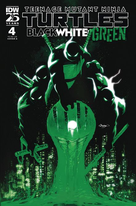TMNT BLACK WHITE & GREEN #4 TMNT BLACK WHITE & GREEN #4