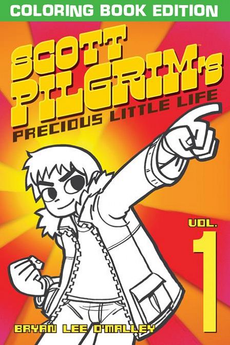 SCOTT PILGRIMS PRECIOUS LITTLE LIFE COLORING BOOK TP SCOTT PILGRIMS PRECIOUS LITTLE LIFE COLORING BOOK TP