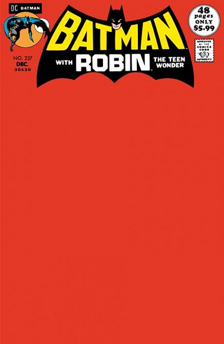 BATMAN FACSIMILE EDITION #237 BATMAN FACSIMILE EDITION #237
