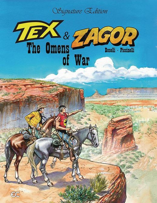 TEX & ZAGOR OMENS OF WAR HC SIGNATURE EDITION TEX & ZAGOR OMENS OF WAR HC SIGNATURE EDITION