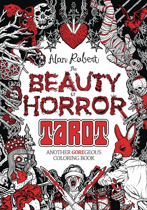 BEAUTY OF HORROR TAROT COLORING BOOK BEAUTY OF HORROR TAROT COLORING BOOK