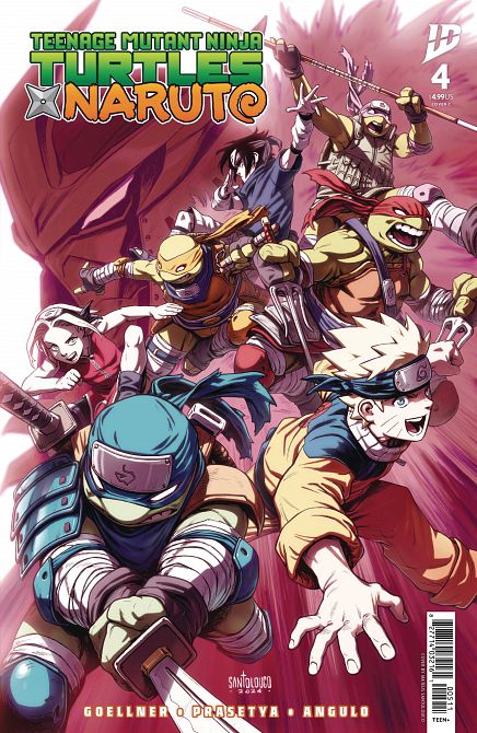 TEENAGE MUTANT NINJA TURTLES X NARUTO #4 TEENAGE MUTANT NINJA TURTLES X NARUTO #4