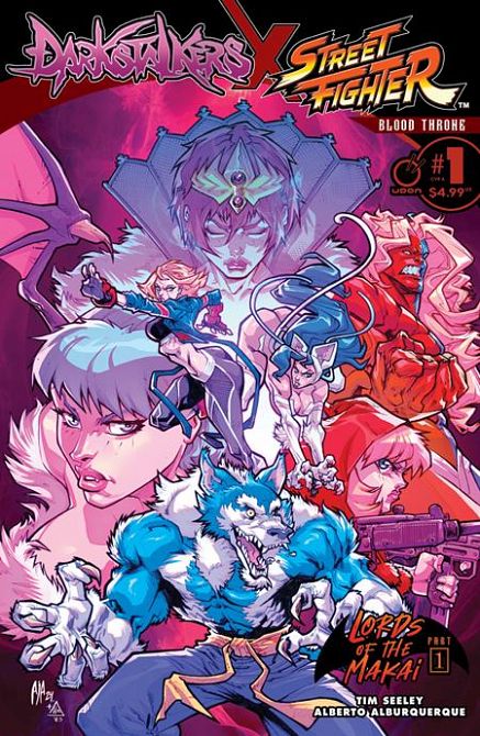 DARKSTALKERS X STREET FIGHTER BLOOD THRONE #1 DARKSTALKERS X STREET FIGHTER BLOOD THRONE #1
