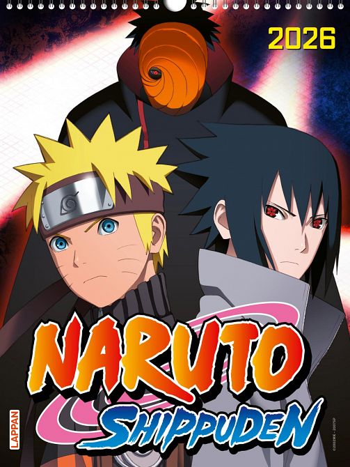 NARUTO SHIPPUDEN POSTERKALENDER #2026 NARUTO SHIPPUDEN POSTERKALENDER #2026
