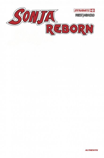 SONJA REBORN #1 SONJA REBORN #1