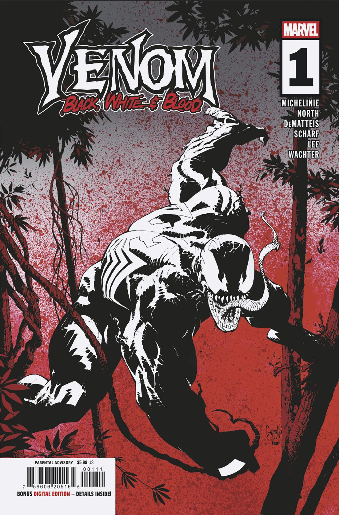 VENOM BLACK, WHITE & BLOOD #01 VENOM BLACK, WHITE & BLOOD #01