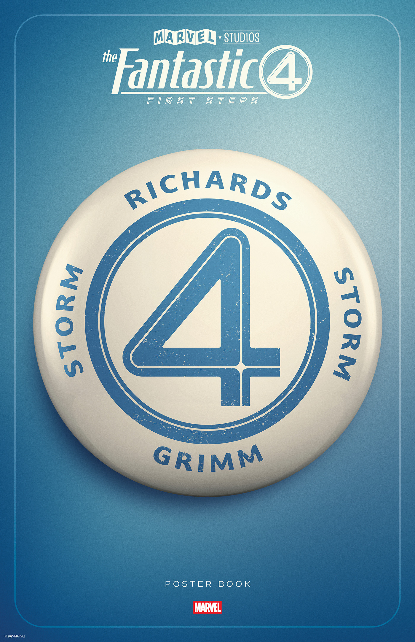 MARVEL STUDIOS FANTASTIC FOUR FIRST STEPS POSTER BOOK TP