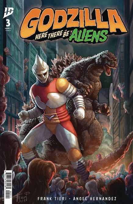 GOZILLA HERE THERE BE ALIENS #3 GOZILLA HERE THERE BE ALIENS #3