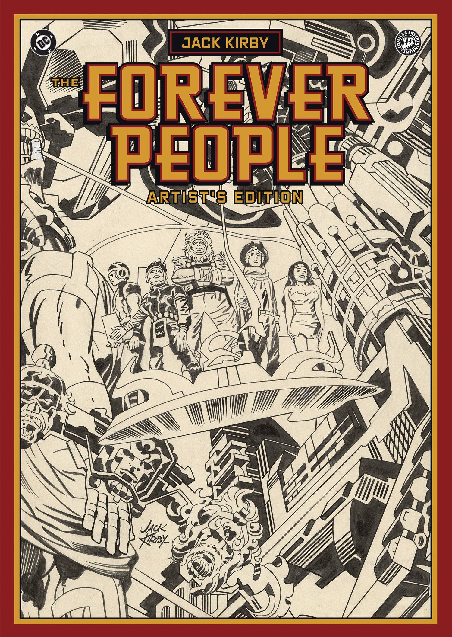 JACK KIRBYS FOREVER PEOPLE ARTISTS EDITION HC
