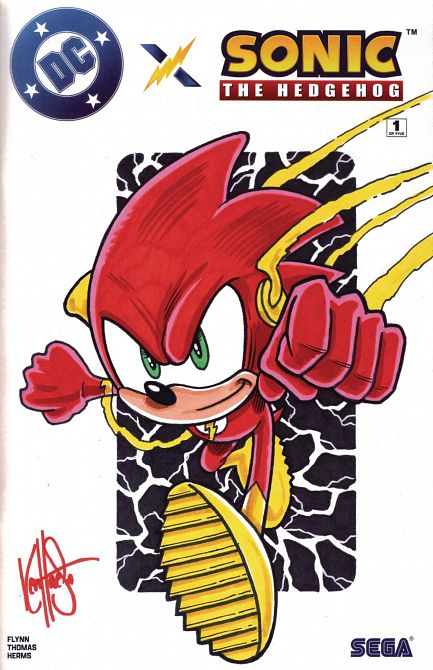 DF DC X SONIC THE HEDGEHOG #1 DF DC X SONIC THE HEDGEHOG #1