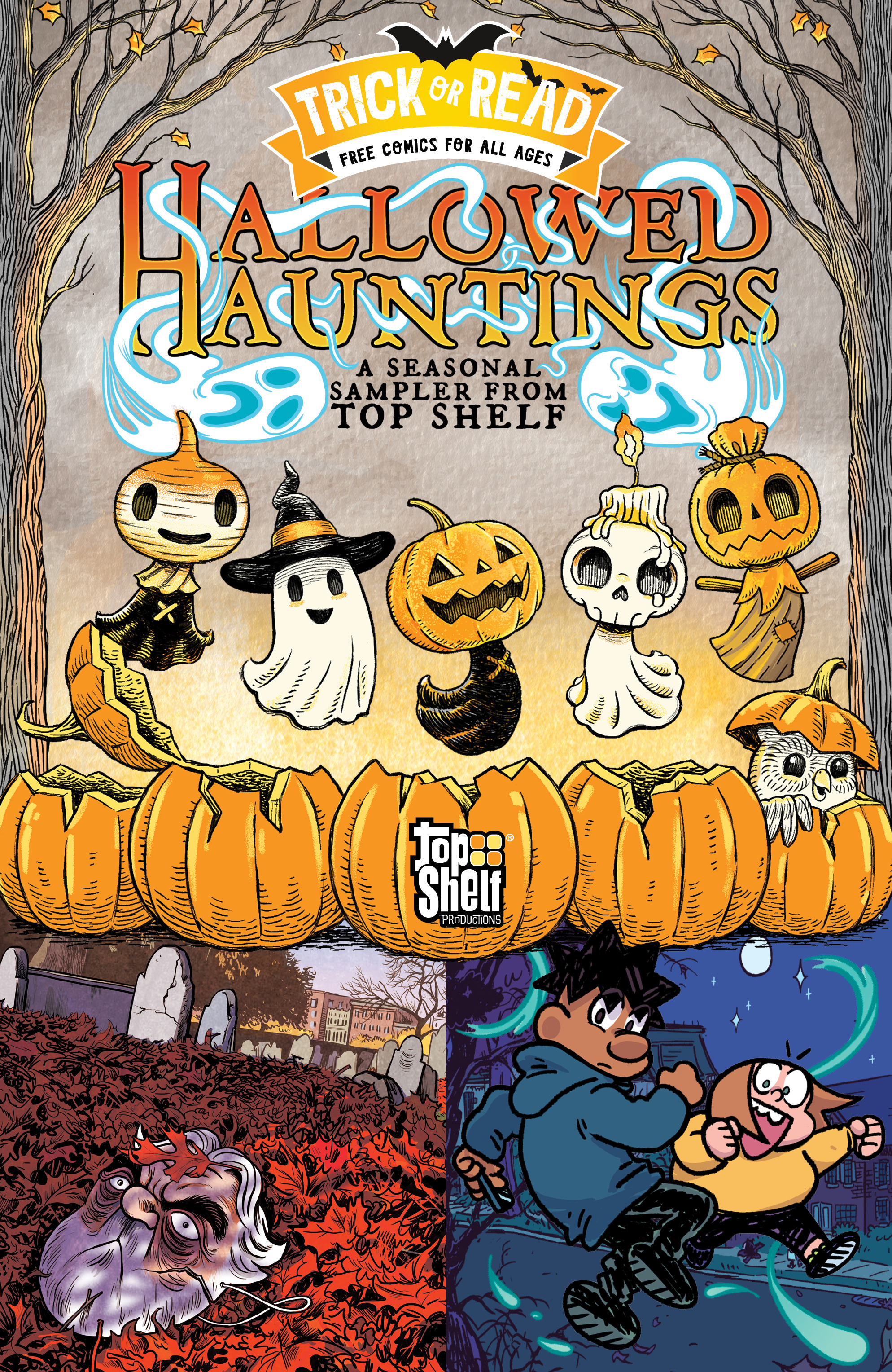 HALLOWED HAUNTINGS A SEASONAL SAMPLER FROM TOP SHELF - HALLOWEEN TRICK-OR-READ 2025 HALLOWED HAUNTINGS A SEASONAL SAMPLER FROM TOP SHELF - HALLOWEEN TRICK-OR-READ 2025