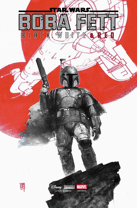STAR WARS BOBA FETT - BLACK, WHITE & RED #01 STAR WARS BOBA FETT - BLACK, WHITE & RED #01