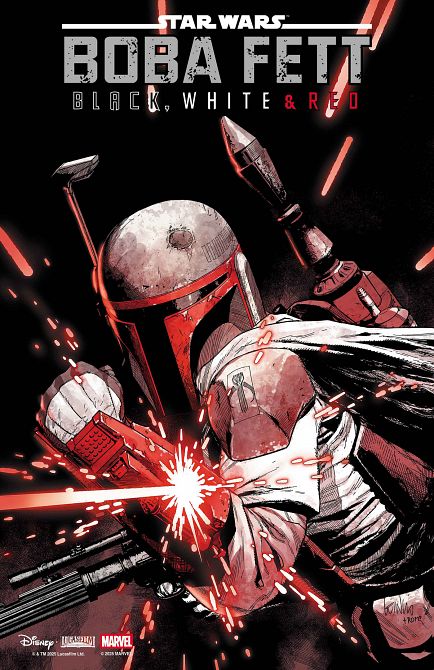 STAR WARS BOBA FETT - BLACK, WHITE & RED #01 STAR WARS BOBA FETT - BLACK, WHITE & RED #01