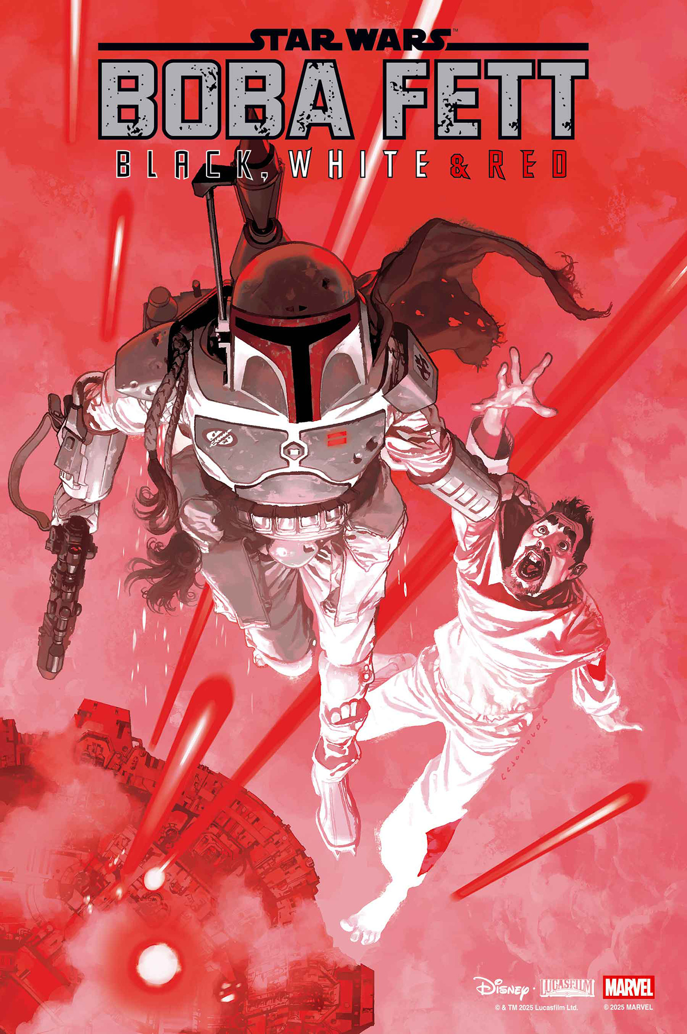 STAR WARS BOBA FETT - BLACK, WHITE & RED #01 STAR WARS BOBA FETT - BLACK, WHITE & RED #01