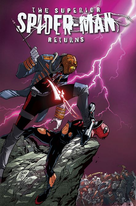 SUPERIOR SPIDER-MAN RETURNS OMNIBUS MIKE DEL MUNDO COVER [DM ONLY] HC #01