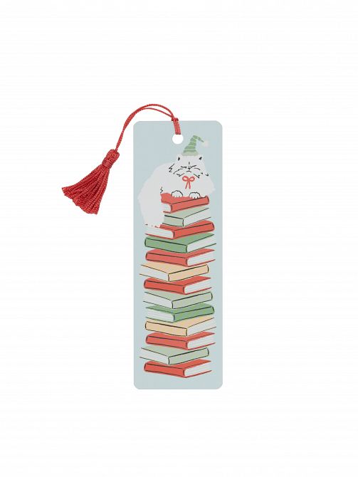 HOLIDAY CAT STACK BOOKMARK HOLIDAY CAT STACK BOOKMARK