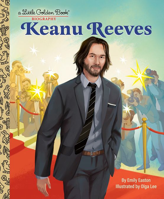 KEANU REEVES A LITTLE GOLDEN BOOK BIOGRAPHY HC KEANU REEVES A LITTLE GOLDEN BOOK BIOGRAPHY HC