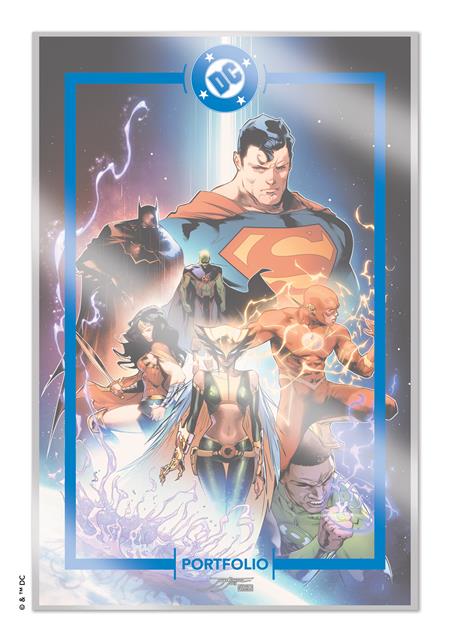 DC PORTFOLIO OF JORGE JIMENEZ DC UNIVERSE 8 PRINT SET #1 DC PORTFOLIO OF JORGE JIMENEZ DC UNIVERSE 8 PRINT SET #1