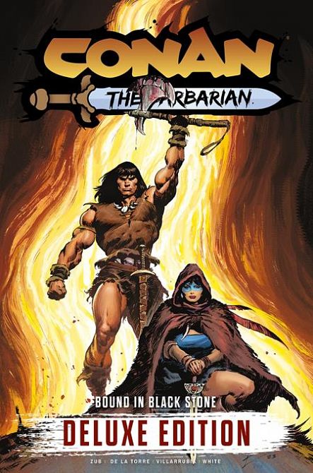 CONAN THE BARBARIAN BOUND IN BLACK STONE DELUXE EDITION HC VOL 01 REGULAR EDITION ROBERTO DE LA TORRE CONAN THE BARBARIAN BOUND IN BLACK STONE DELUXE EDITION HC VOL 01 REGULAR EDITION ROBERTO DE LA TORRE