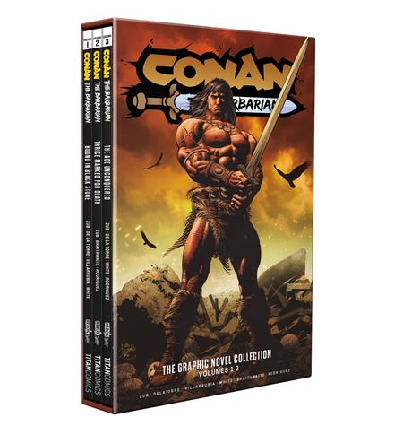CONAN THE BARBARIAN TP VOL 01-03 SLIPCASE SET REGULAR EDITION MIKE DEODATO CONAN THE BARBARIAN TP VOL 01-03 SLIPCASE SET REGULAR EDITION MIKE DEODATO