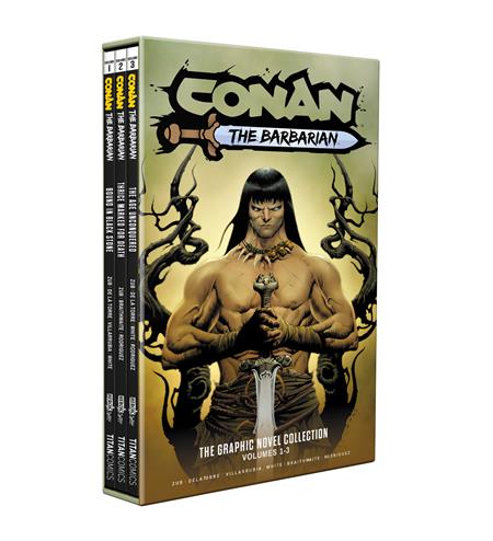 CONAN THE BARBARIAN TP VOL 01-03 SLIPCASE SET DIRECT MARKET EDITION JAE LEE CVR CONAN THE BARBARIAN TP VOL 01-03 SLIPCASE SET DIRECT MARKET EDITION JAE LEE CVR