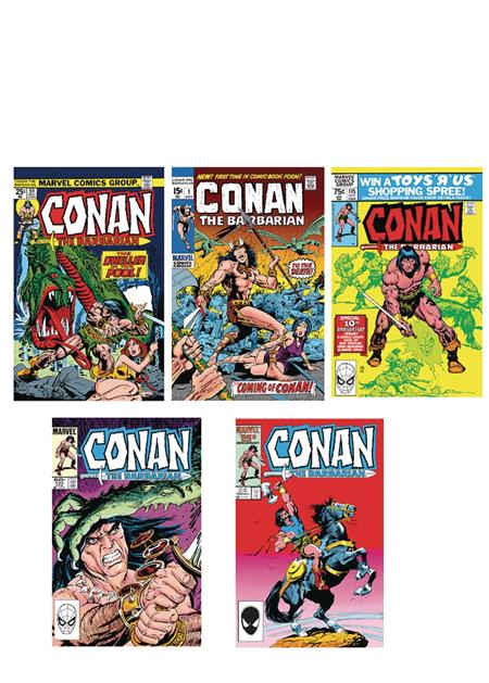CONAN CLASSIC COMIC COVER STICKER PACK 1 #1 CONAN CLASSIC COMIC COVER STICKER PACK 1 #1