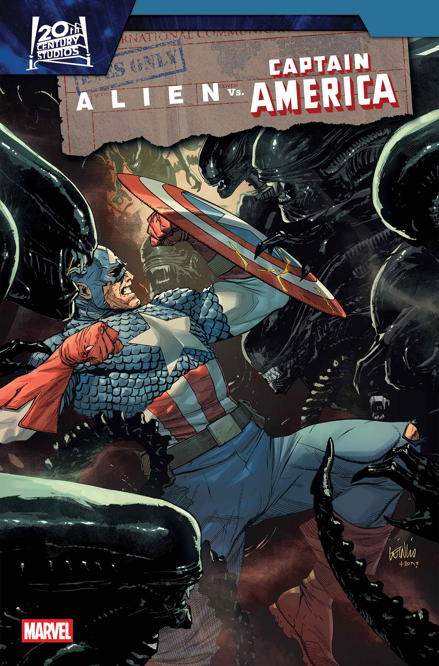 ALIEN VS. CAPTAIN AMERICA #01 ALIEN VS. CAPTAIN AMERICA #01
