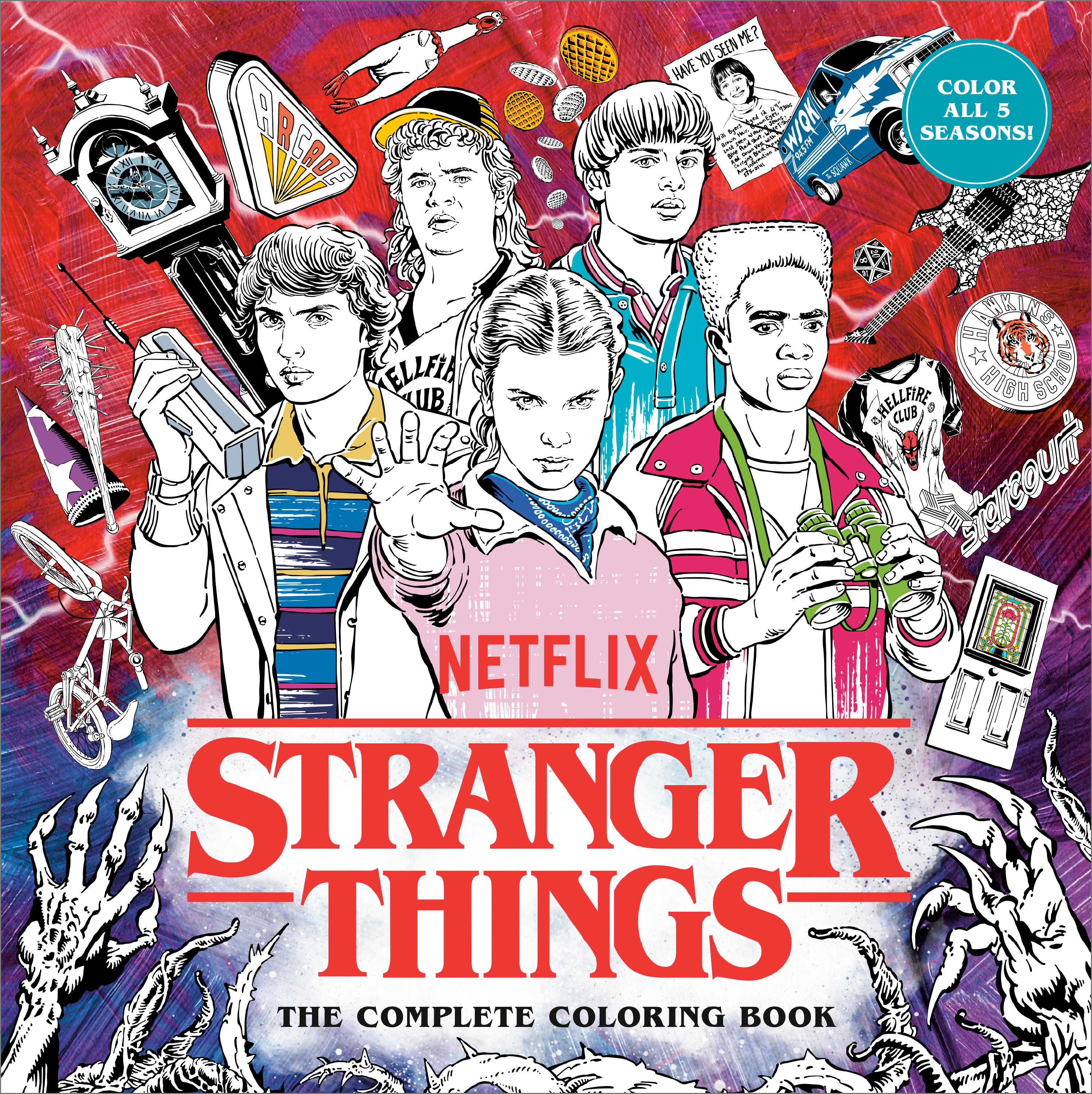 STRANGER THINGS THE COMPLETE COLORING BOOK (COLOR ALL FIVE SEASONS!)