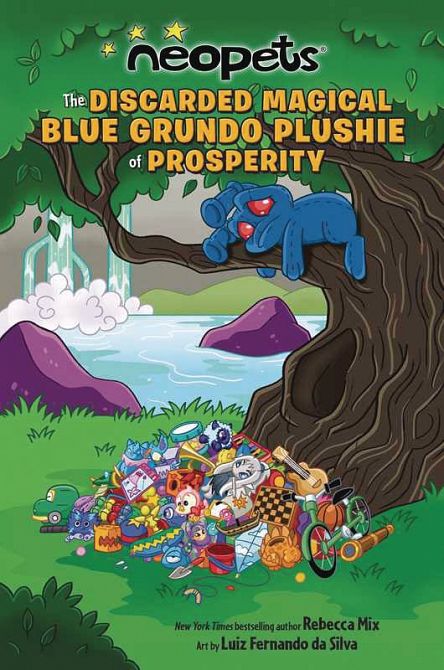 NEOPETS DISCARDED MAGICAL BLUE GRUNDO PLUSHIE PROSPERITY GN NEOPETS DISCARDED MAGICAL BLUE GRUNDO PLUSHIE PROSPERITY GN