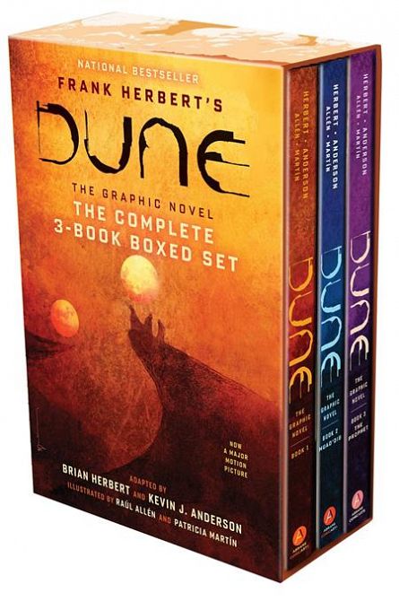 DUNE THE GRAPHIC NOVEL THE COMPLETE 03 BOOK BOXED SET HC DUNE MUAD'DIB AND THE PROPHET DUNE THE GRAPHIC NOVEL THE COMPLETE 03 BOOK BOXED SET HC DUNE MUAD'DIB AND THE PROPHET
