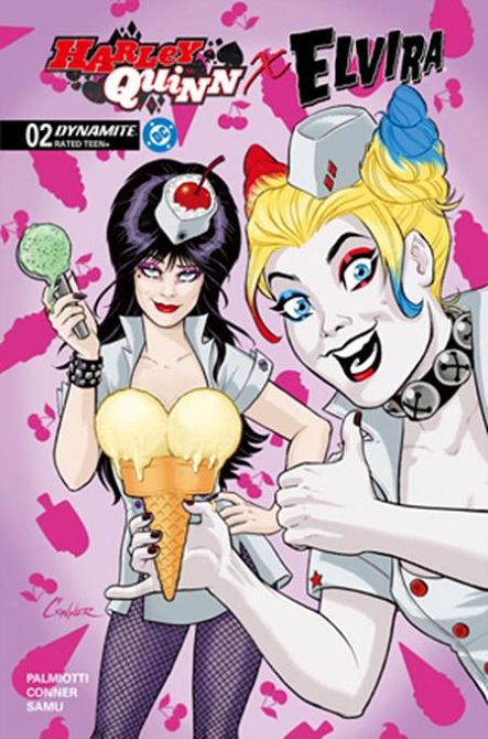 HARLEY QUINN X ELVIRA #2 HARLEY QUINN X ELVIRA #2