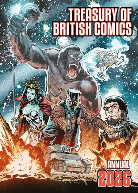 TREASURY OF BRITISH COMICS ANNUAL 2026 HC Limited to 250 copies Allocations May Occur TREASURY OF BRITISH COMICS ANNUAL 2026 HC Limited to 250 copies Allocations May Occur