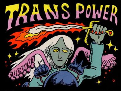 BOY ISLAND TRANS POWER STICKER #1 BOY ISLAND TRANS POWER STICKER #1