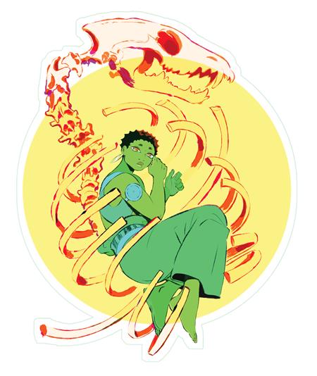 CRY WOLF GIRL STICKER #1 CRY WOLF GIRL STICKER #1