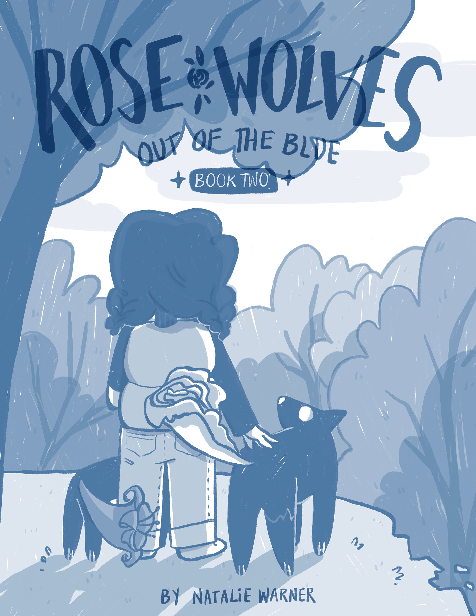 ROSE WOLVES (BOOK 02) OUT OF THE BLUE HC