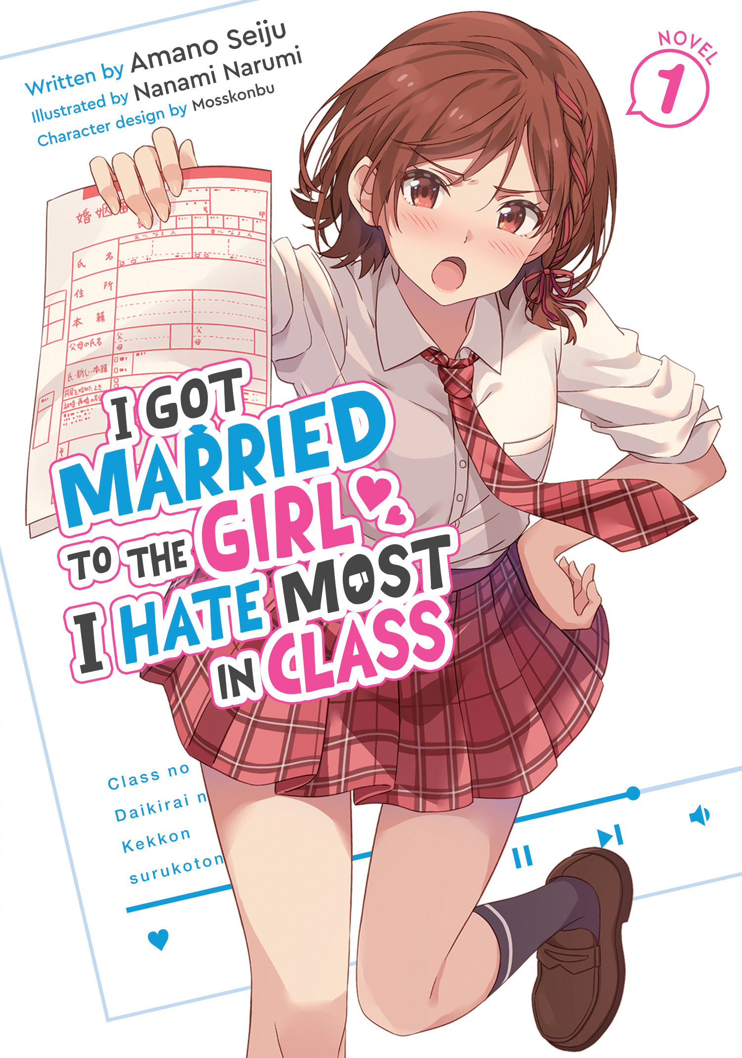 I GOT MARRIED TO THE GIRL I HATE MOST IN CLASS (LIGHT NOVEL) VOL. 01 TP