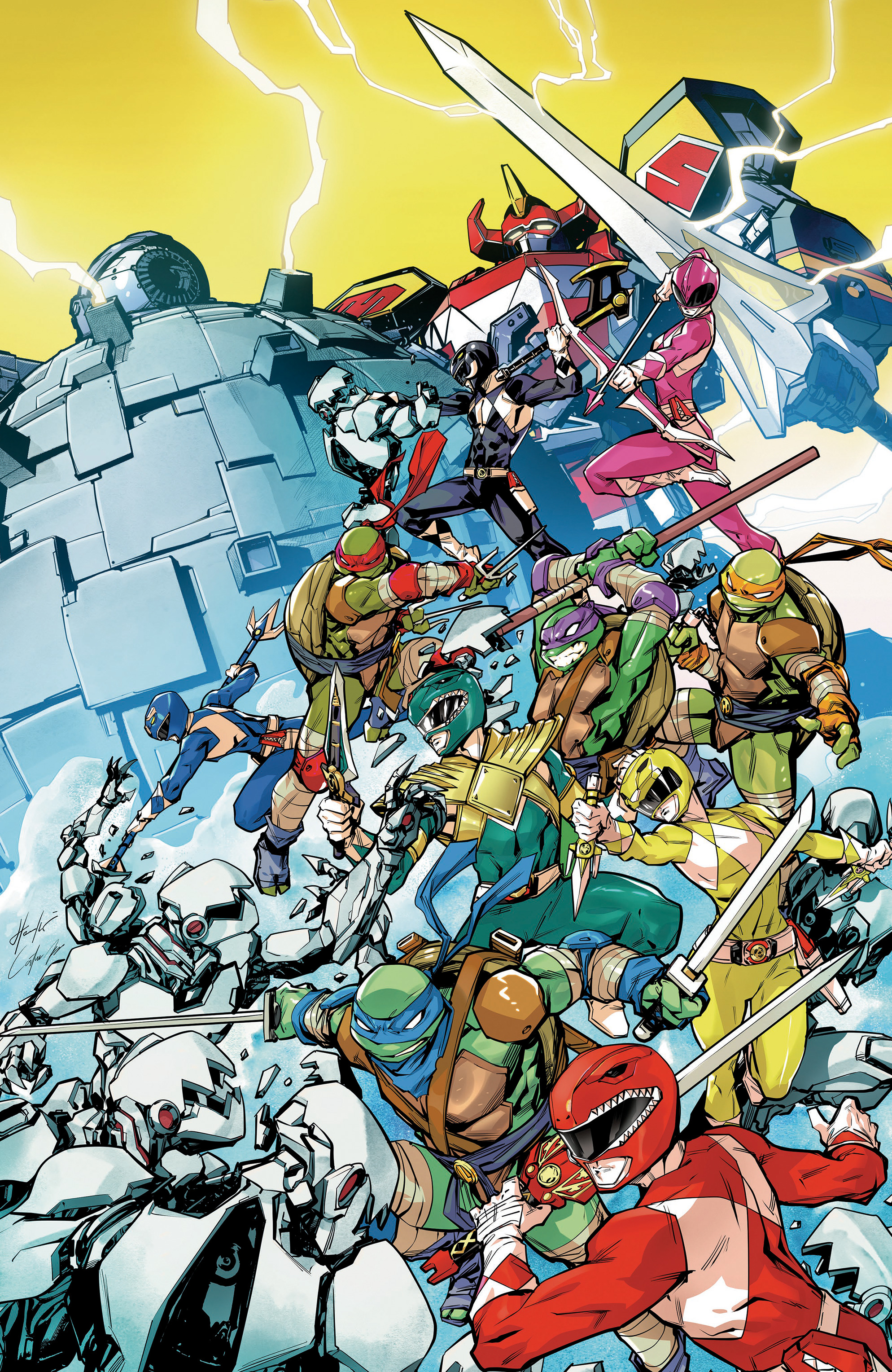 MIGHTY MORPHIN POWER RANGERS / TEENAGE MUTANT NINJA TURTLES III #04