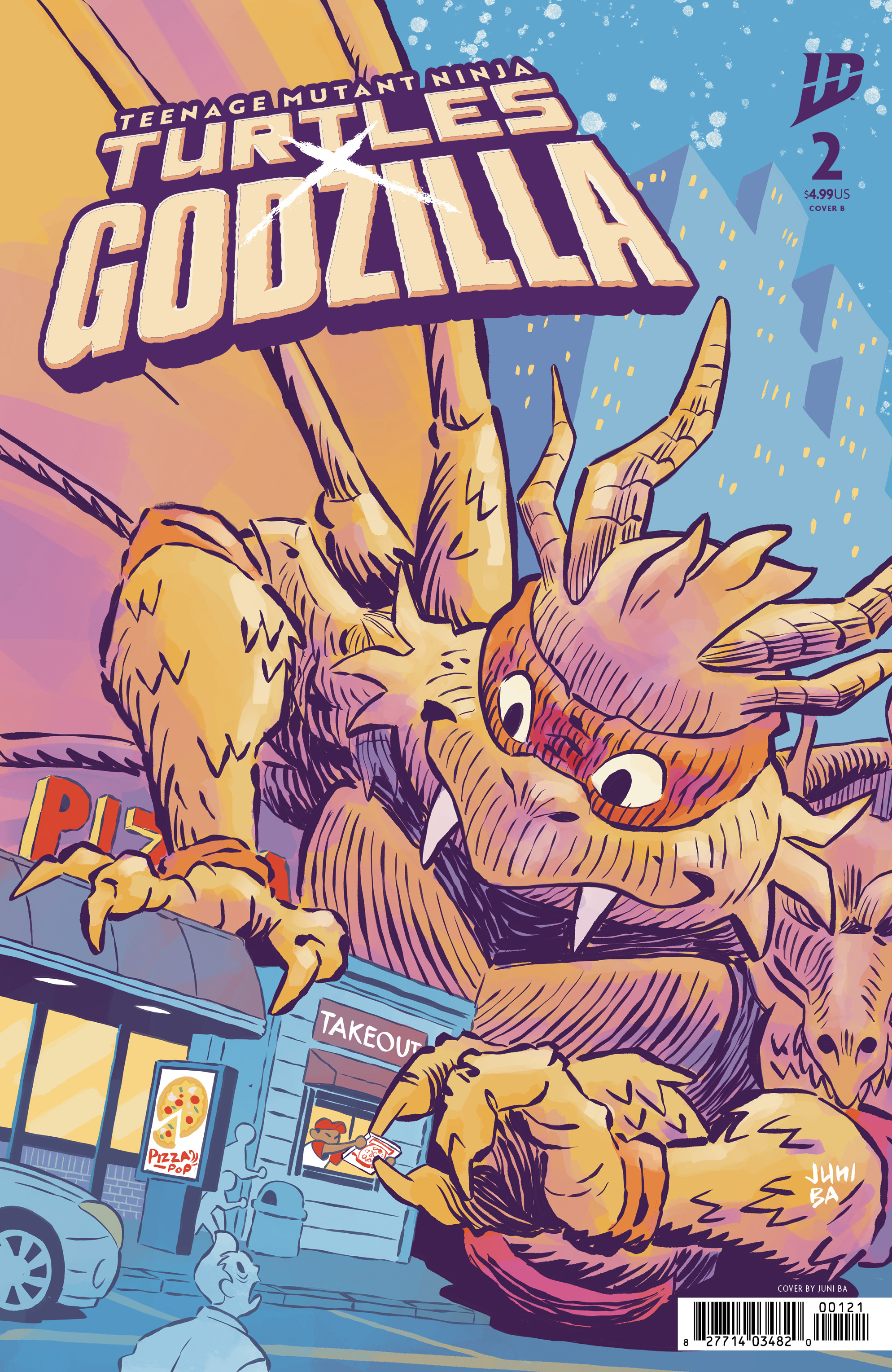 TEENAGE MUTANT NINJA TURTLES X GODZILLA #02 TEENAGE MUTANT NINJA TURTLES X GODZILLA #02