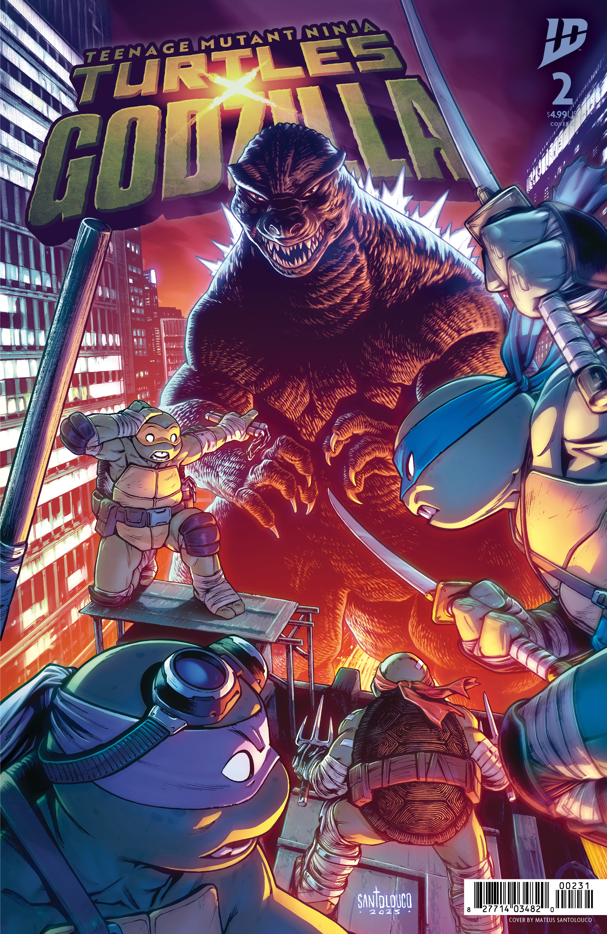 TEENAGE MUTANT NINJA TURTLES X GODZILLA #02 TEENAGE MUTANT NINJA TURTLES X GODZILLA #02