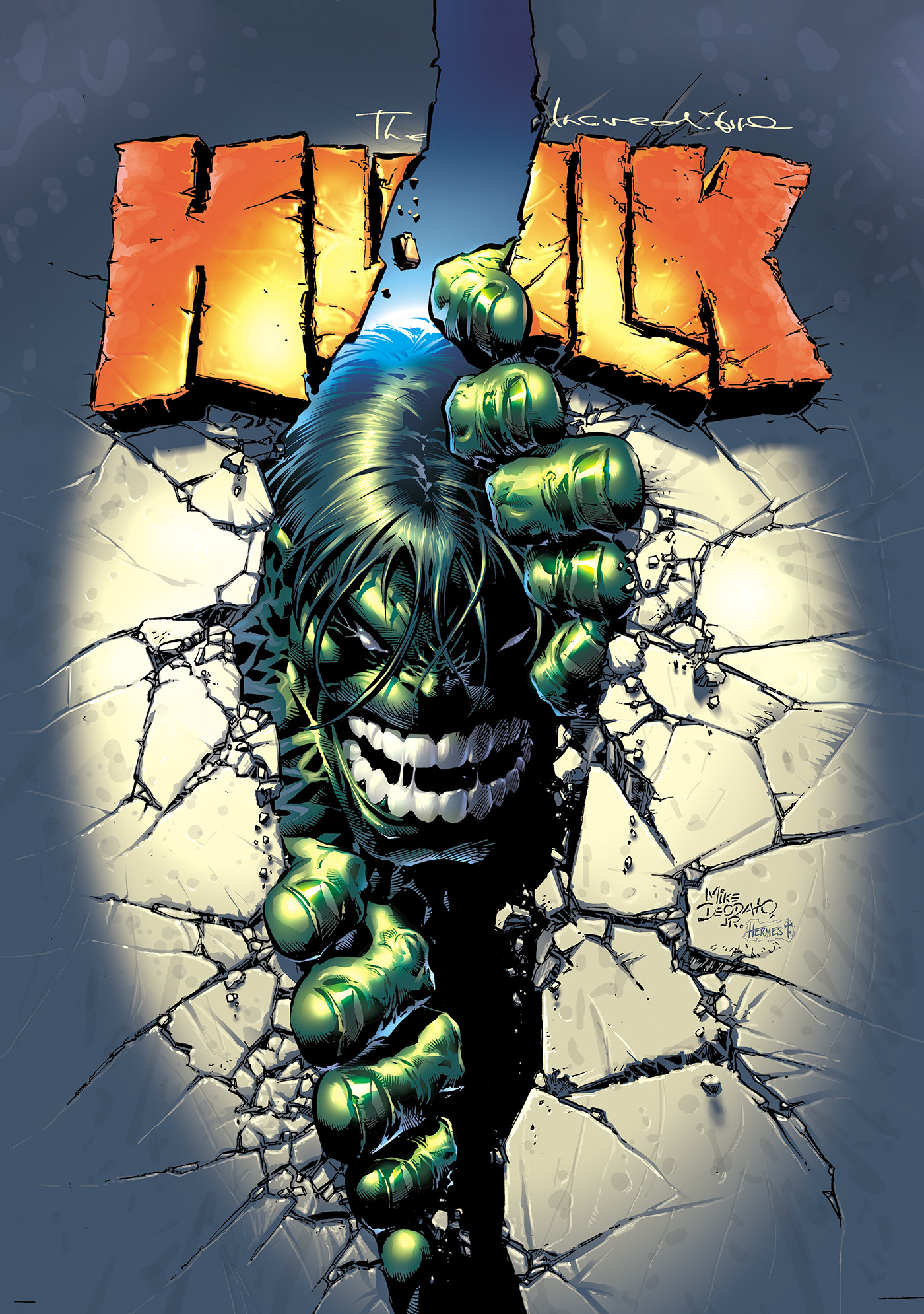INCREDIBLE HULK RETURN OF THE MONSTER OMNIBUS MIKE DEODATO JR. COVER [DM ONLY] HC