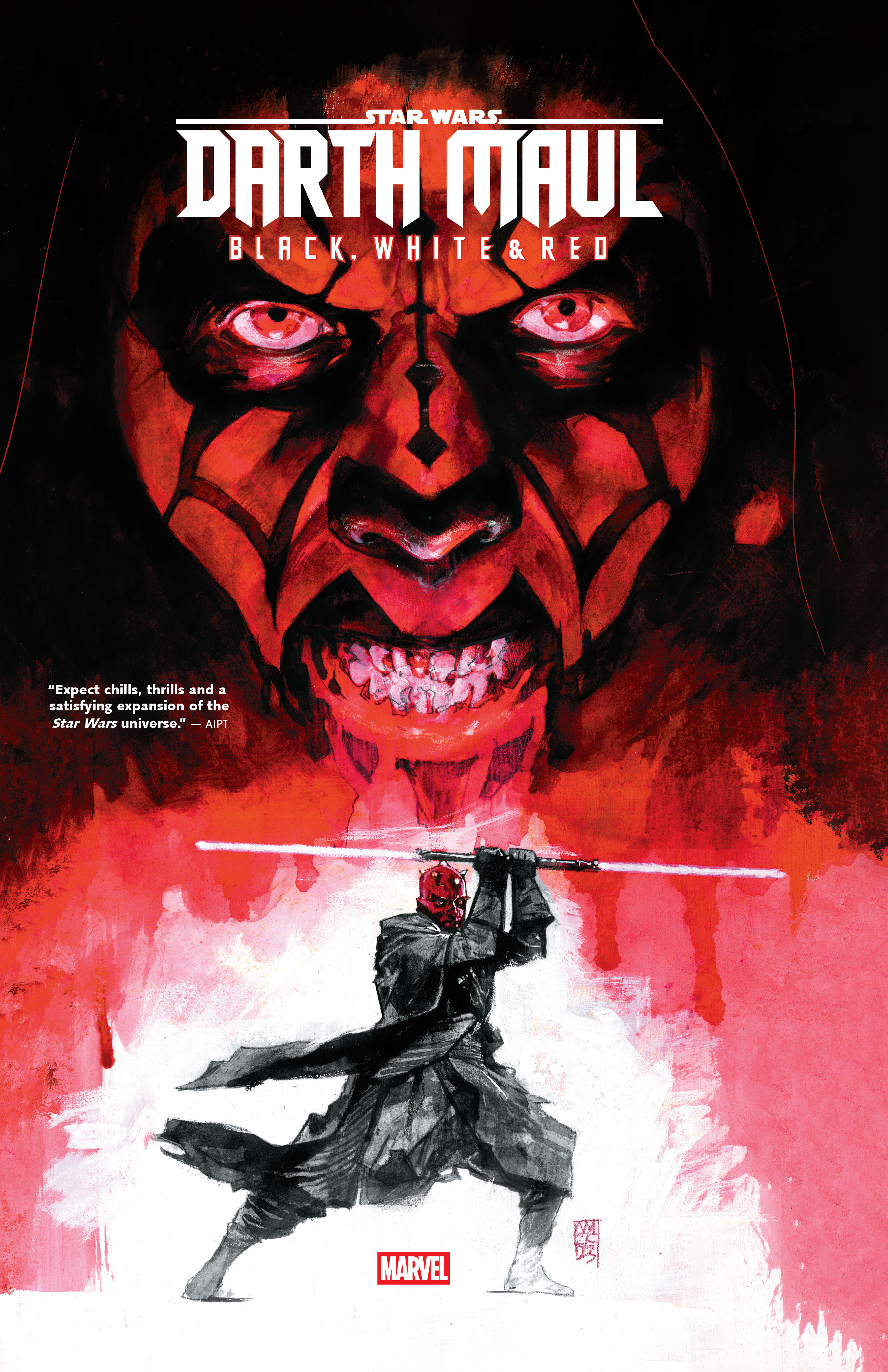 STAR WARS DARTH MAUL - BLACK, WHITE & RED TP STAR WARS DARTH MAUL - BLACK, WHITE & RED TP